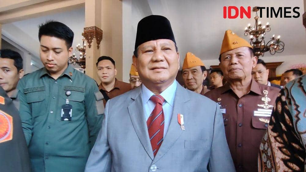 Menteri Pertahanan, Prabowo Subianto. (IDN Times/Larasati Rey)