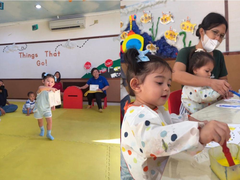 9 Momen Baby Guzel Pertama Masuk Sekolah, Aktif Banget!