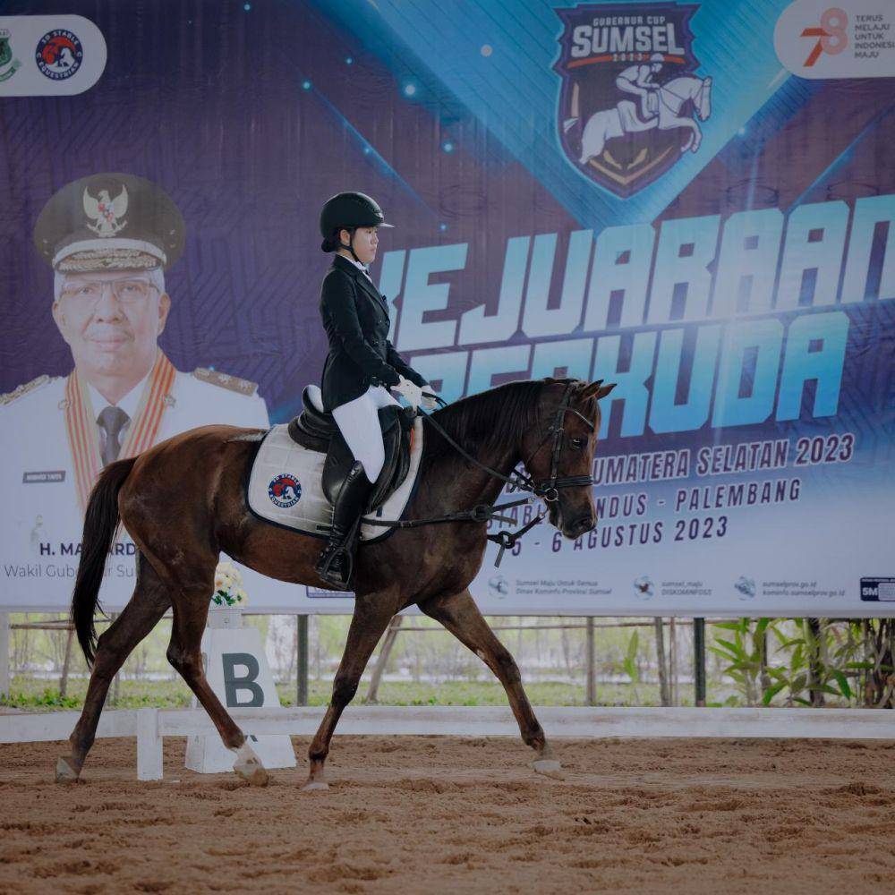 Victoria Lee, atlet equestrian asal Surabaya. (Dok. Istimewa)