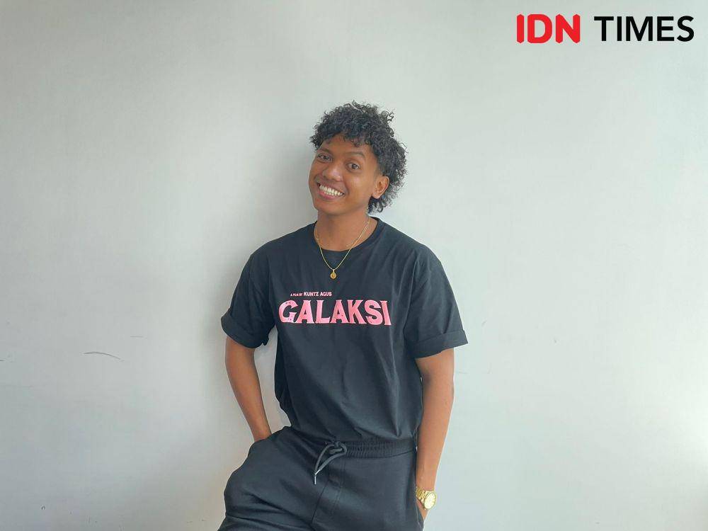 Zoul Pandjoul pemeran Nyong di film Galaksi (IDN Times/Erfah Nanda)