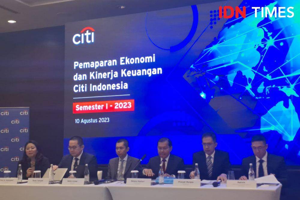 Kinerja Citi Indonesia Semester I. (IDN Times/Triyan)