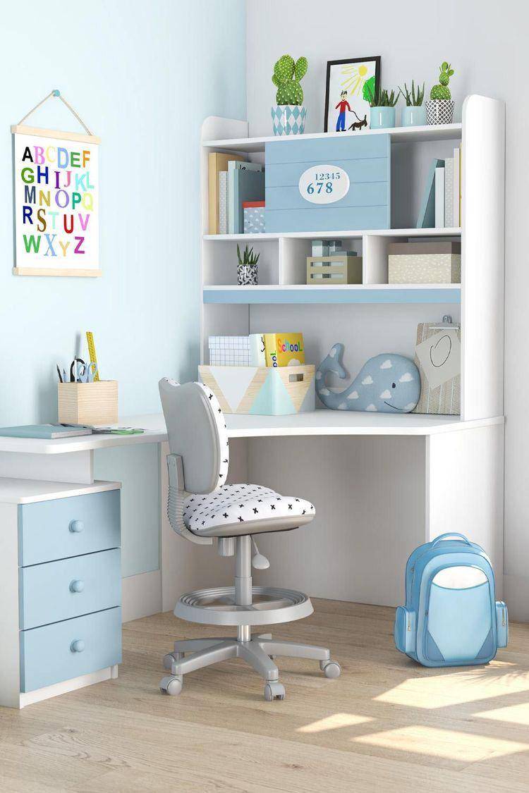 inspirasi ruang belajar anak colorful (pinterest.com/glaminati.com)
