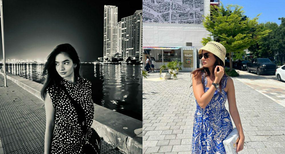 8 Potret Ciamik Anushka Sen di Miami, Lagi Doyan Pelesiran