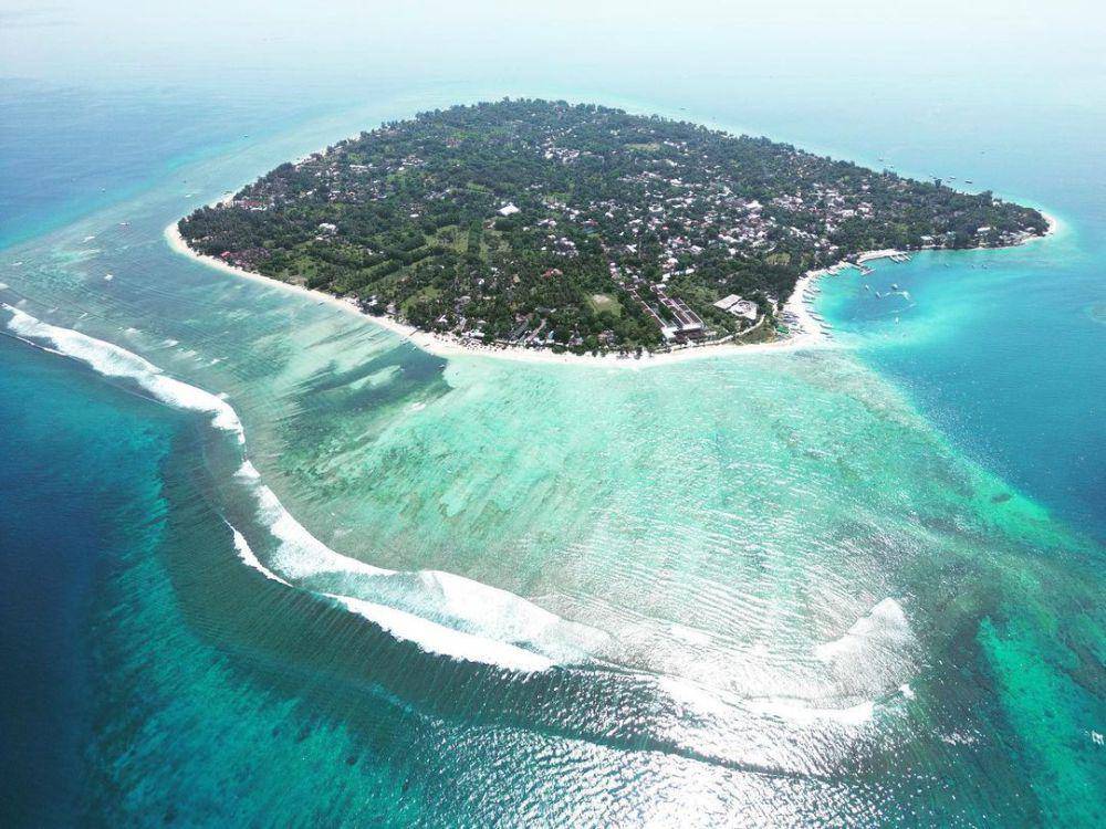 Gili air tampak atas (instagram.com/mowiesgiliair)