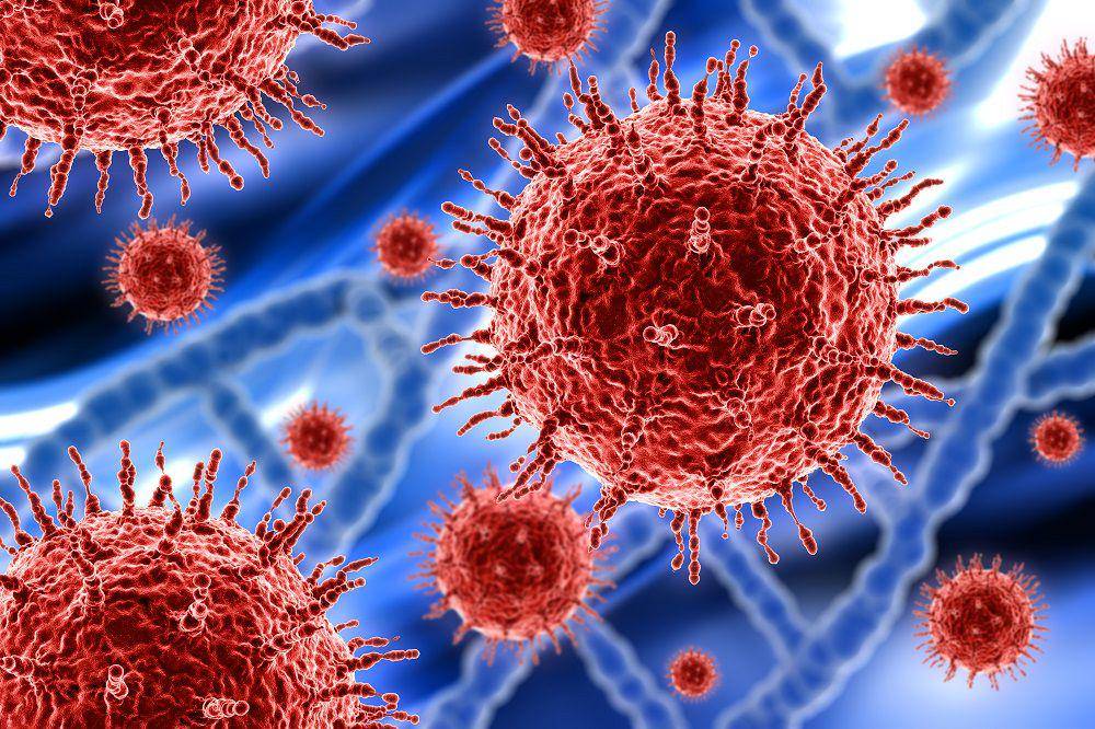 ilustrasi virus (freepik.com/kjpargeter)