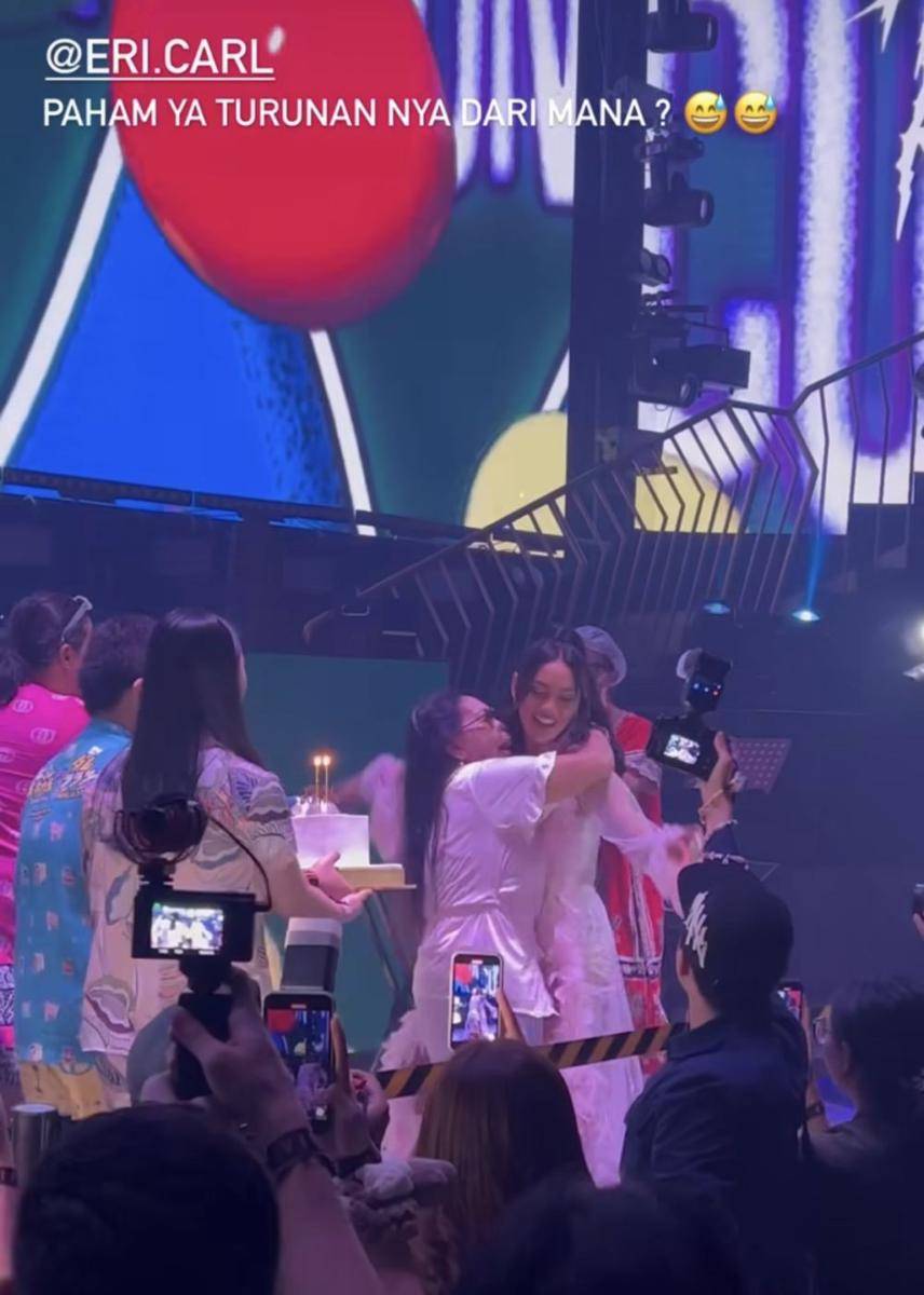 Ulang tahun Erika Carlina (instagram.com/Andre.tamba)