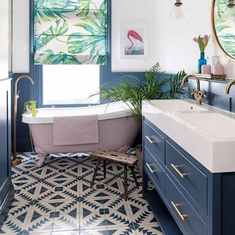 inspirasi ruangan rumah warna biru (idealhome.co.uk)