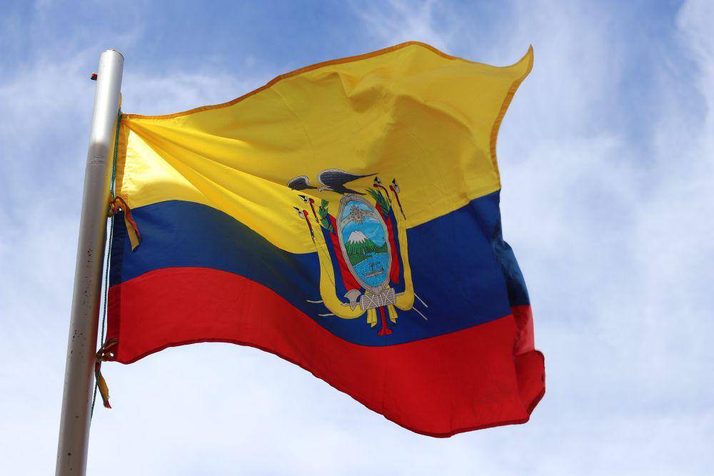 ilustrasi bendera Ekuador.(pixabay.com/pablofiguetru)