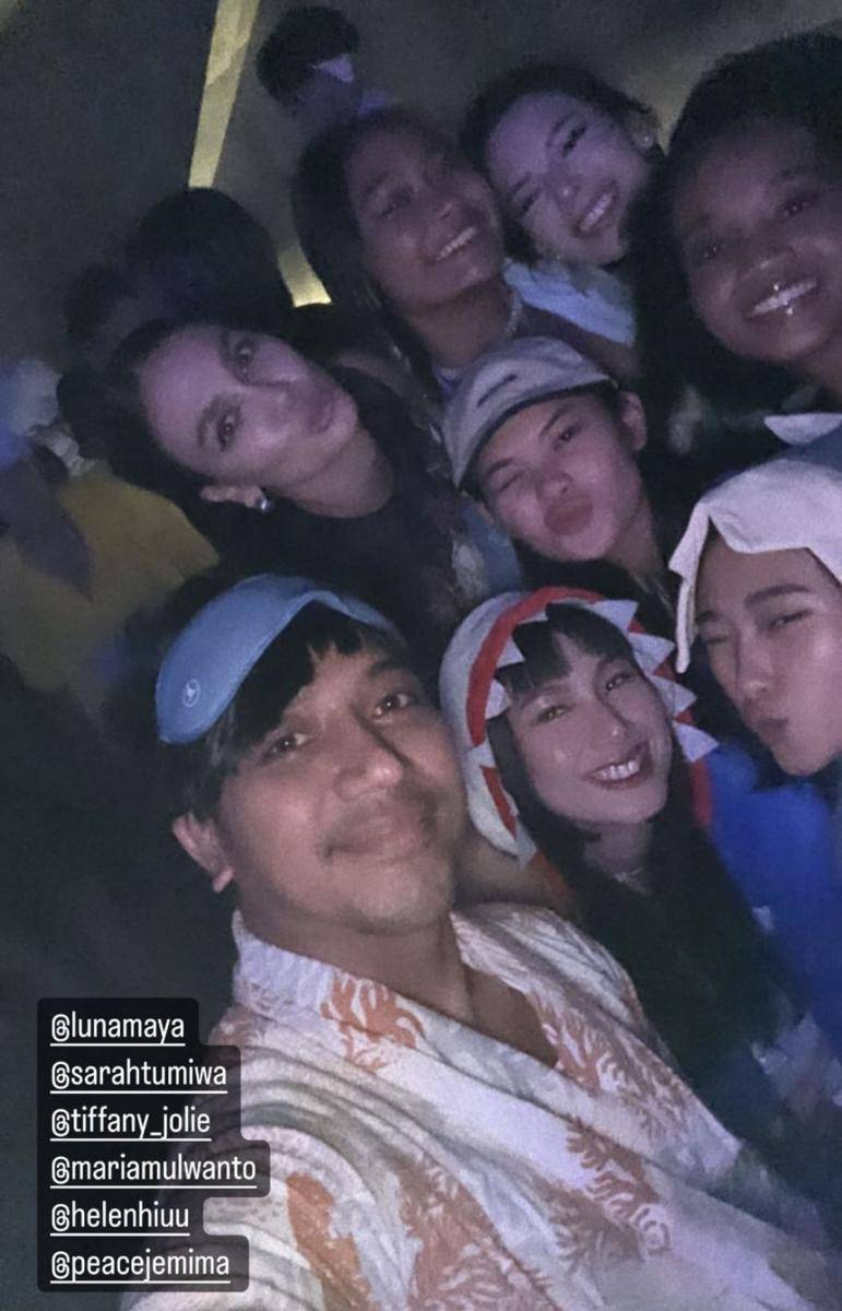 Tamu artis dan seleb di ulang tahun Erika Carlina (instagram.com/bubahalfian)