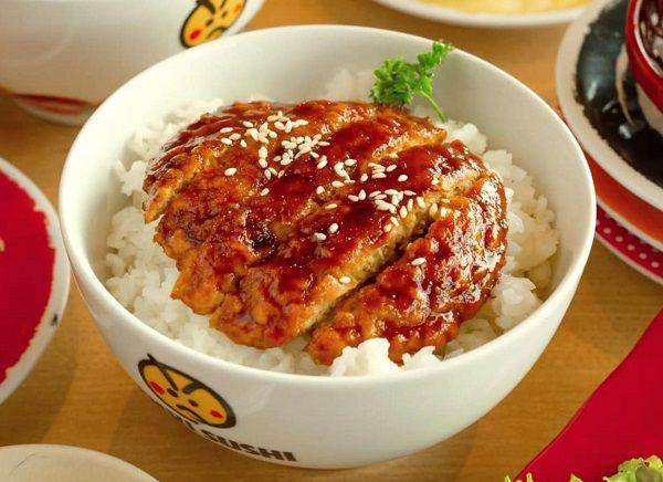 ilustrasi menu rice & noodle Genki Sushi (instagram.com/genkisushiindonesia)