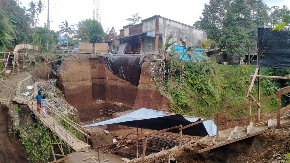 Rusak Karena Bencana, 4 Jembatan di Tabanan Dibangun Kembali