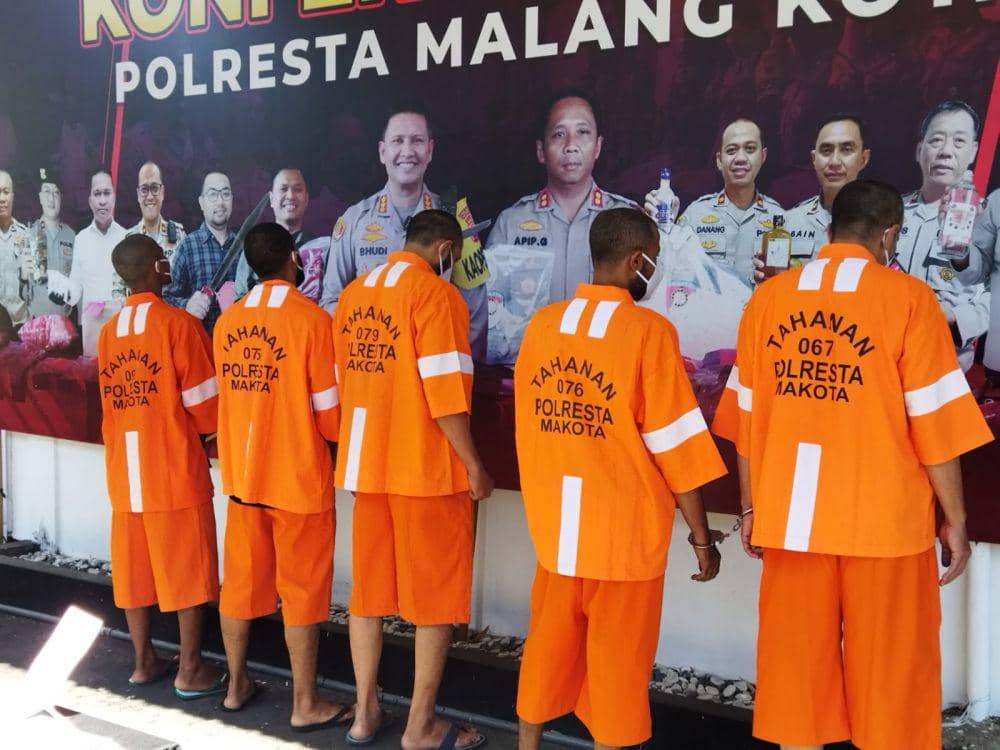 Peredaran Ganja 5 Kg Digagalkan Polresta Malang