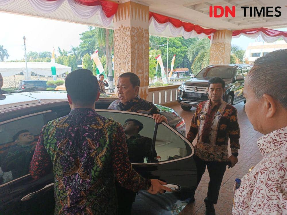 Gubernur Arinal Djunaidi kumpulkan seluruh alumni APDN, STPDN, IPDN se-Lampung, Jumat (11/8/2023). (IDN Times/Tama Yudha Wiguna).