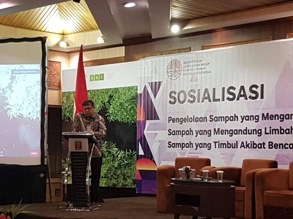 Kementerian Lingkungan Hidup dan Kehutanan mensosialisasikan pengelolaan sampah spesifik di lingkup Ekoregion Sumatera (10/8/2023). (Dok. KLHK)