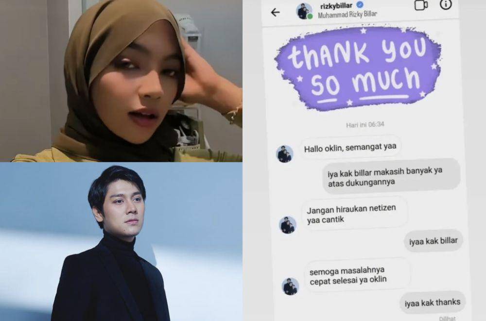 Kontroversi Rizky Billar dan Oklin Fia (instagram.com/oklinfia69 | @irfanhartanto via instagram.com/rizkybillar)