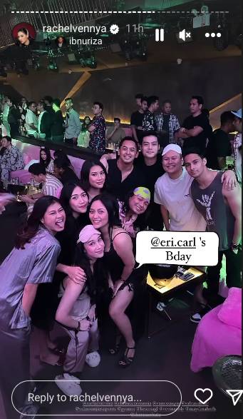 momen Rachel Vennya di pesta ulang tahun Erika Carlina (instagram.com/rachelvennya)