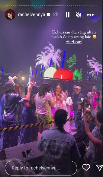 momen Rachel Vennya di pesta ulang tahun Erika Carlina (instagram.com/rachelvennya)