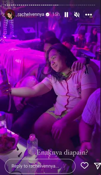 momen Rachel Vennya di pesta ulang tahun Erika Carlina (instagram.com/rachelvennya)