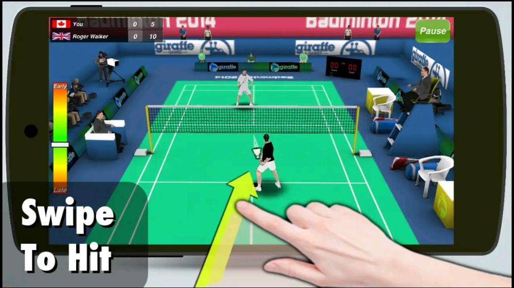 potret game Bulu tangkis 3D (Giraffe Games Limited/Bulu tangkis 3D)