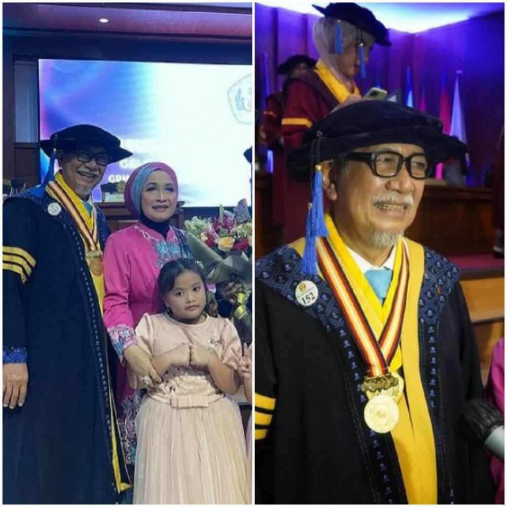 9 Potret Deddy Mizwar Wisuda S3 Diusia 68 Tahun, Raih IPK Sempurna!