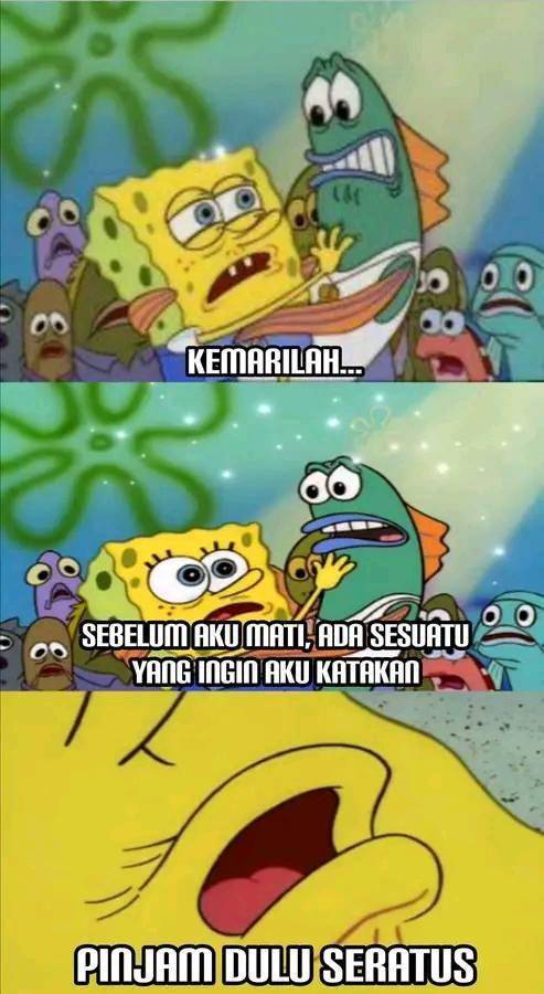 meme pinjam dulu seratus (knowyourmeme.com)