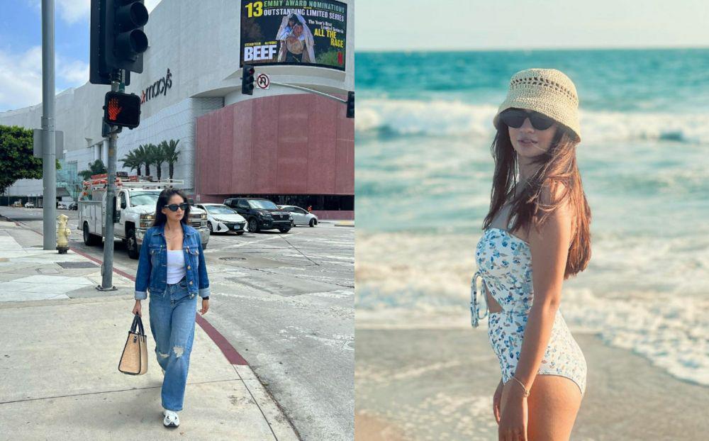 8 Potret Anushka Sen Liburan di Los Angeles, Main ke Hollywood Sign