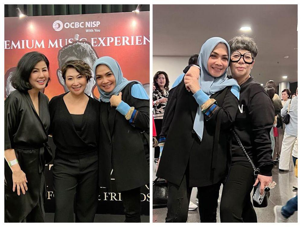 9 Momen Mama Rieta dan Bestie Nostagia di Private Concert David Foster