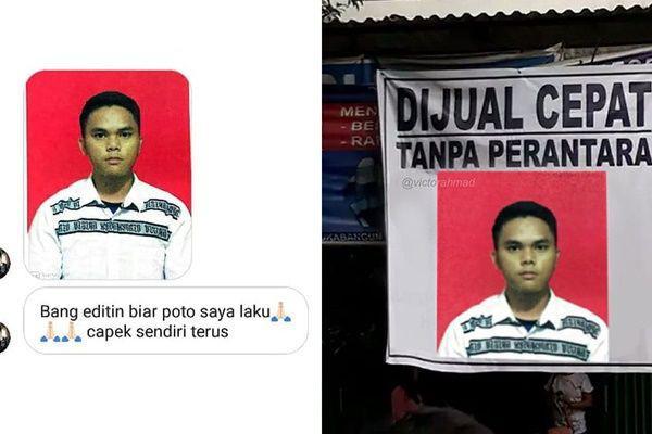 8 Chat Minta Teman Editin Pas Foto, Hasilnya Ngakak Nyesel