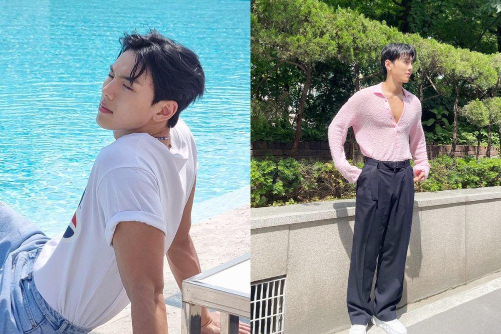 7 Ide Outfit Liburan ala Shownu MONSTA X, Kasual hingga Street Style