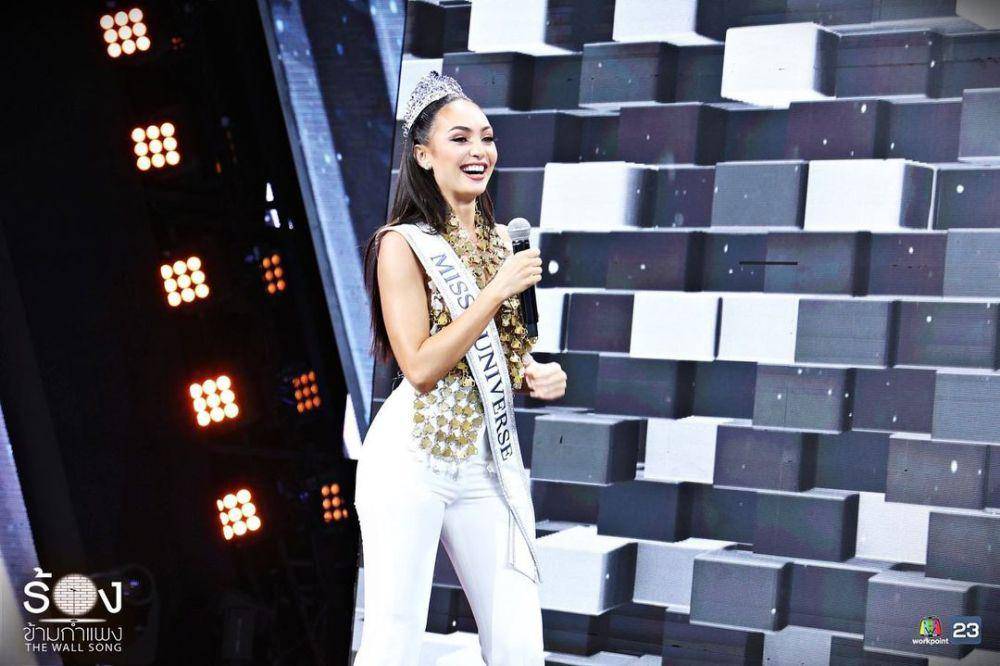 Potret Miss Universe 2022 saat Tampil di Acara The Wall Song of Thailand (Instagram.com/thewallsong_official)