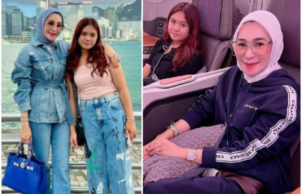 10 Potret Liburan Istri dan Anak Andre Taulany ke Hong Kong