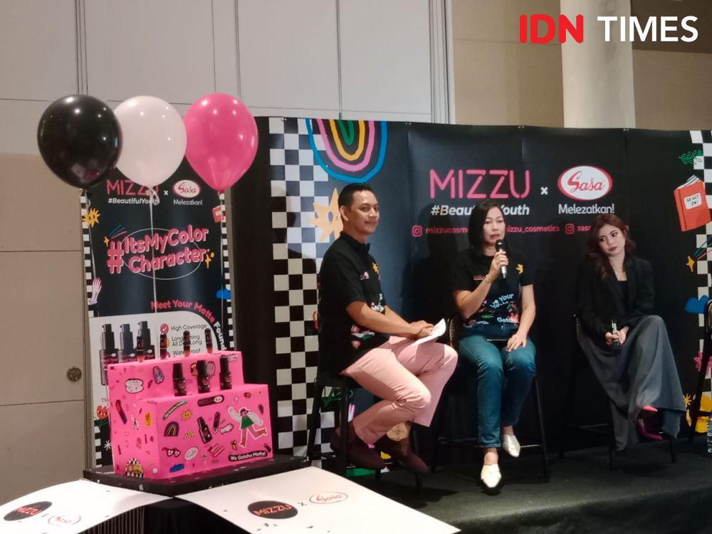 Mizzu x Sasa Luncurkan Foundation dan Lip Stain, Kolaborasinya Lucu!