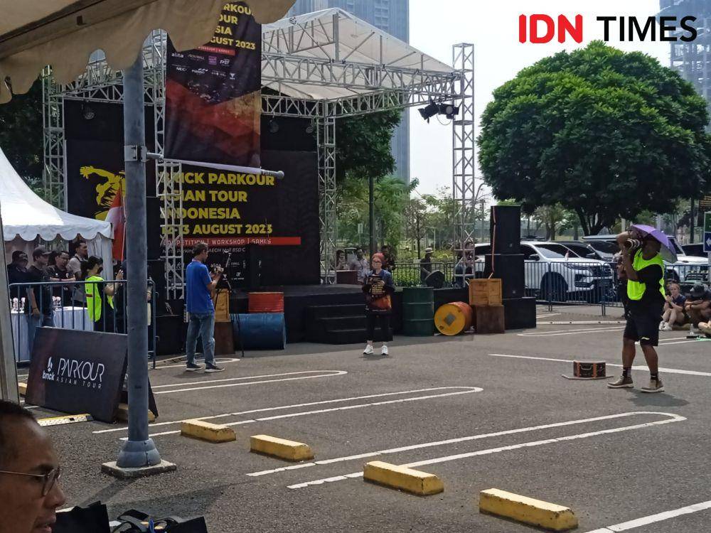 Pembukaan Parkour Asian Tour 2023. (IDN Times/Sandy Firdaus)