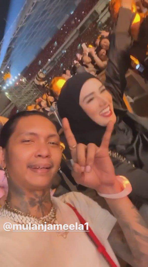 artis nonton Dewa 19 All Star di GBK (instagram.com/young_lex18)