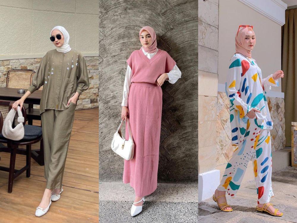 9 Inspirasi OOTD Simple Pakai One Set ala Ingrid Yulika, Tampil Chic!