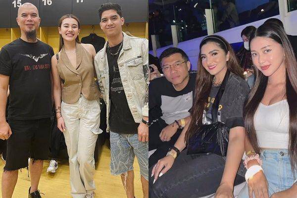 artis nonton Dewa 19 All Star di GBK (instagram.com/aaliyah.massaid | instagram.com/ashanty_ash)
