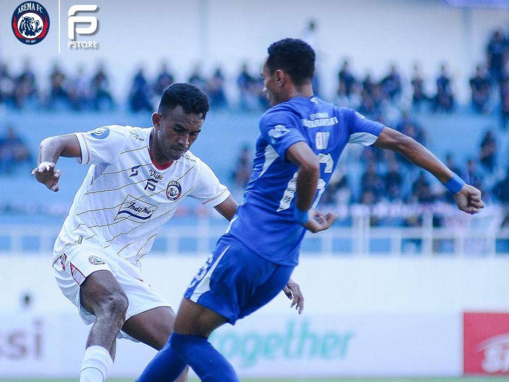 Arema FC saat menghadapi PSIS Semarang pada putaran pertama Liga 1 Indonesia 2023/2024. (instagram.com/aremafcofficial)