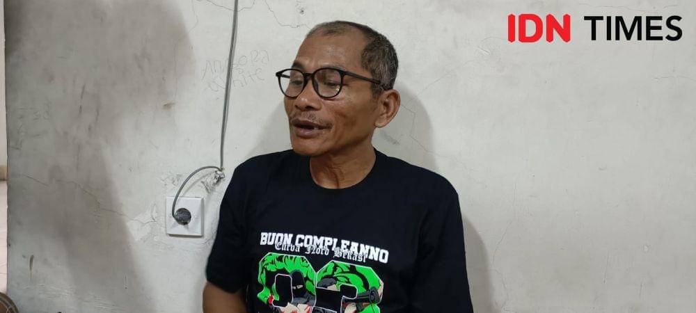 Pak Midun gowes dari Malang menuju Jakarta untuk menuntut keadilan tragedi Kanjuruhan. (IDN Times/Imam Faishal)