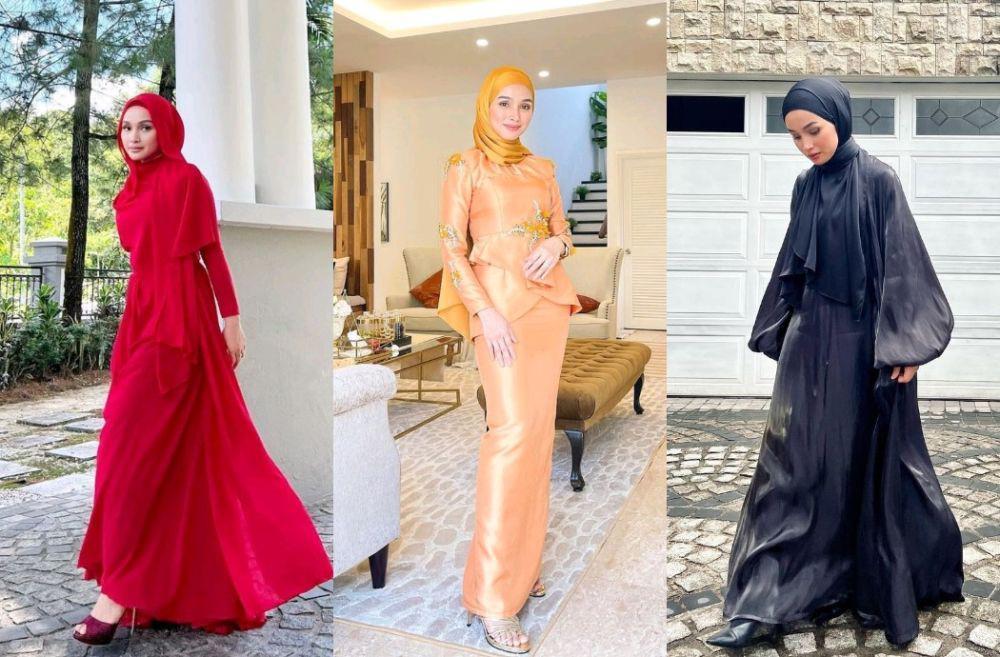 10 OOTD Kondangan Hijab Tya Arifin, Eksplorasi Warna Ciamik!