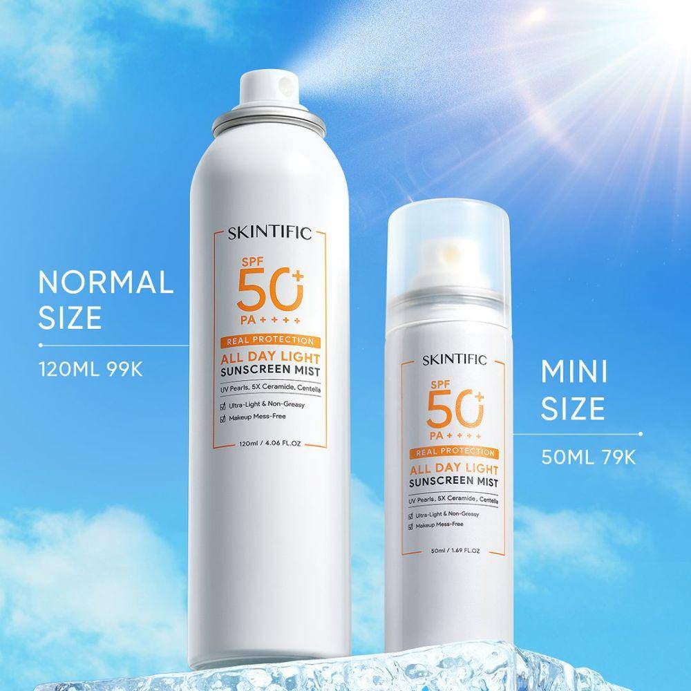 Skintific All Day Light Sunscreen Mist (instagram.com/skintificid)