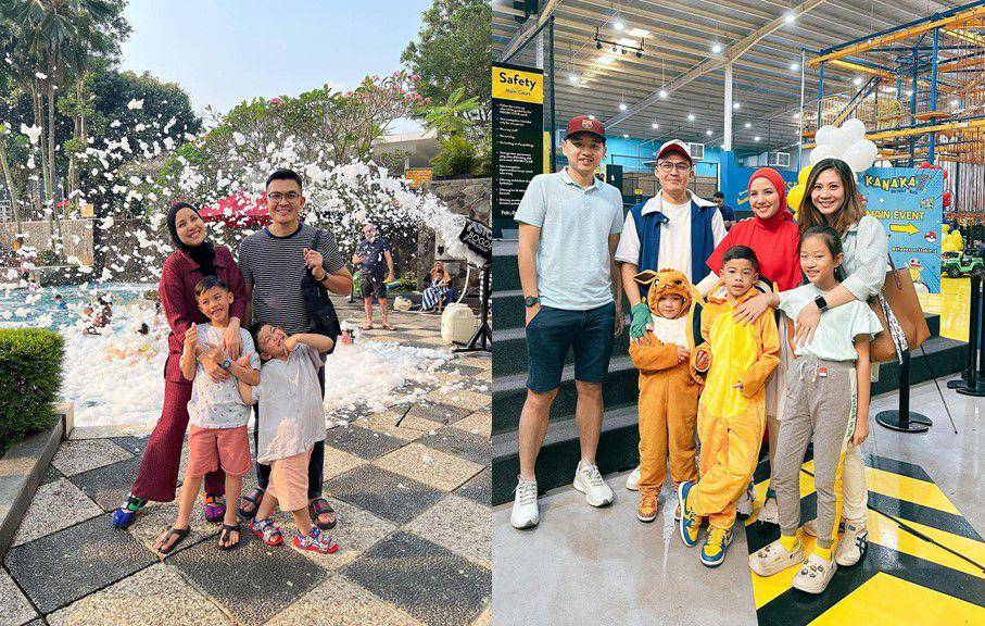 potret perayaan ulang tahun Muhammad Kanaka Ratinggang (instagram.com/tya_ariestya | instagram.com/elkasantaria)