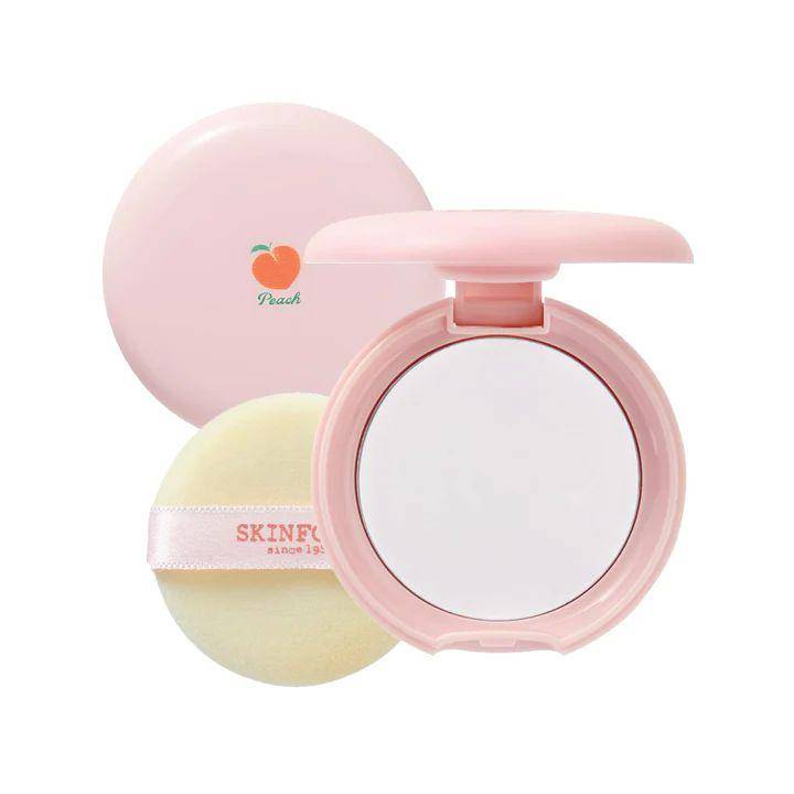 SKINFOOD Peach Cotton Pore Blur Pact (dok. SKINFOOD)