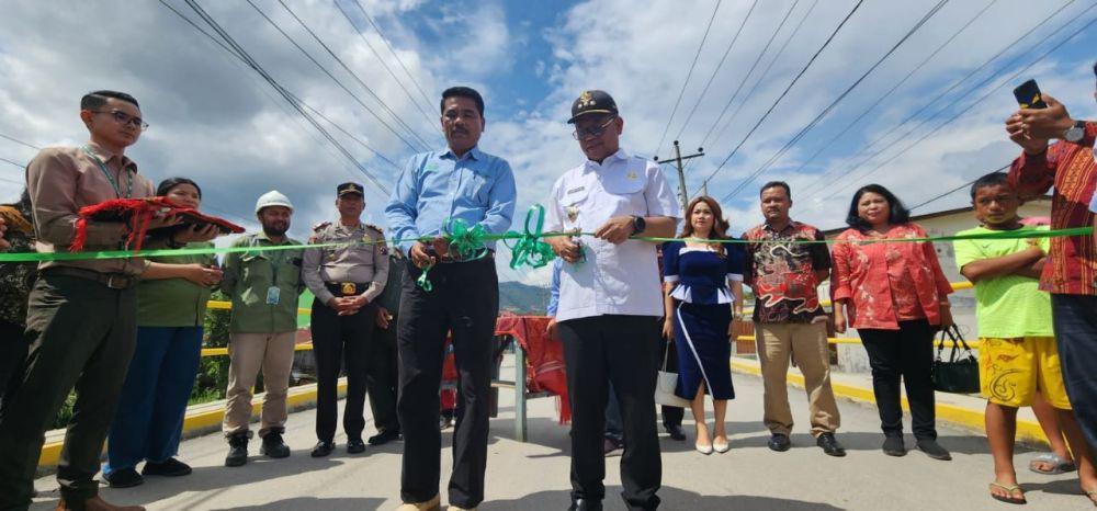 TPL Tuntaskan Pembangunan Jembatan Aek Mandosi IV di Toba