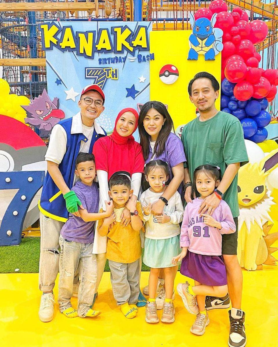 potret perayaan ulang tahun Muhammad Kanaka Ratinggang (instagram.com/mamijo_lottielene)