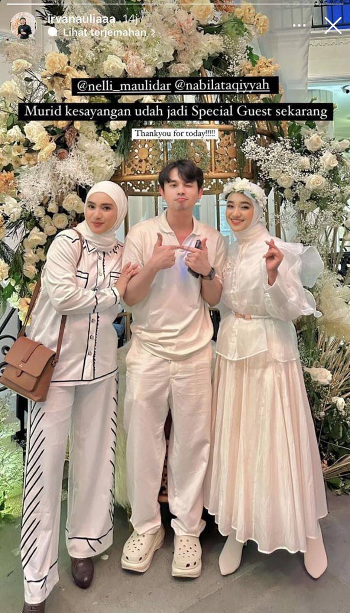 potret artis di pesta ulang tahun Shella Saukia (Instagram.com/irvanauliaaa)