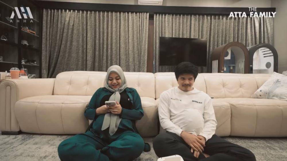 Atta Halilintar jadi bumil (YouTube.com/AH)
