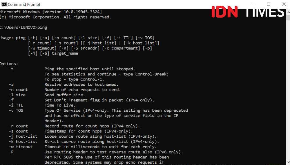 ilustrasi Command Prompt di Windows (IDN Times/Rifki Wuda Sudirman)