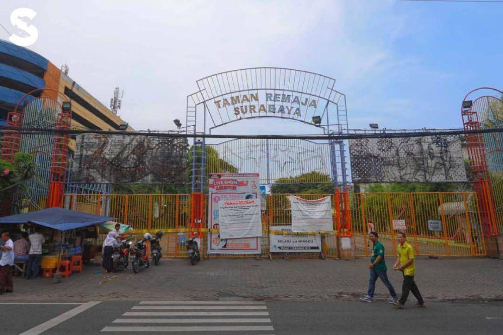 Taman Remaja Surabaya tinggal kenangan. Instagram/suroboyotangi
