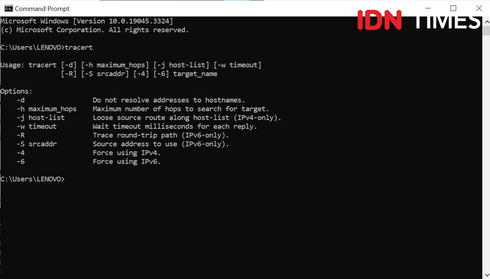 ilustrasi Command Prompt di Windows (IDN Times/Rifki Wuda Sudirman)