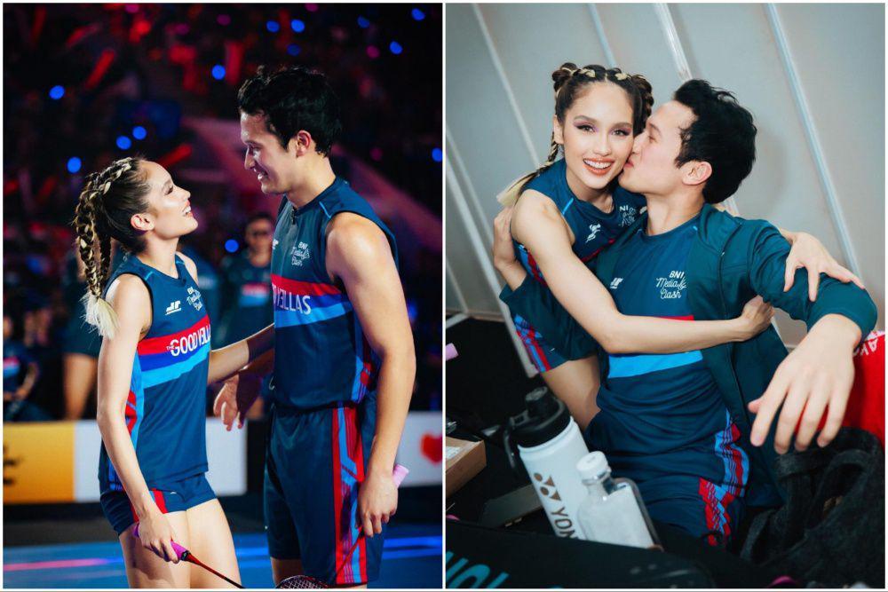 10 Potret Mesra Cinta Laura dan Arya Vasco di Turnamen Bulu Tangkis